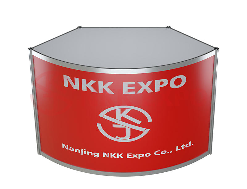 booth counter customized for trade fair NKK-2