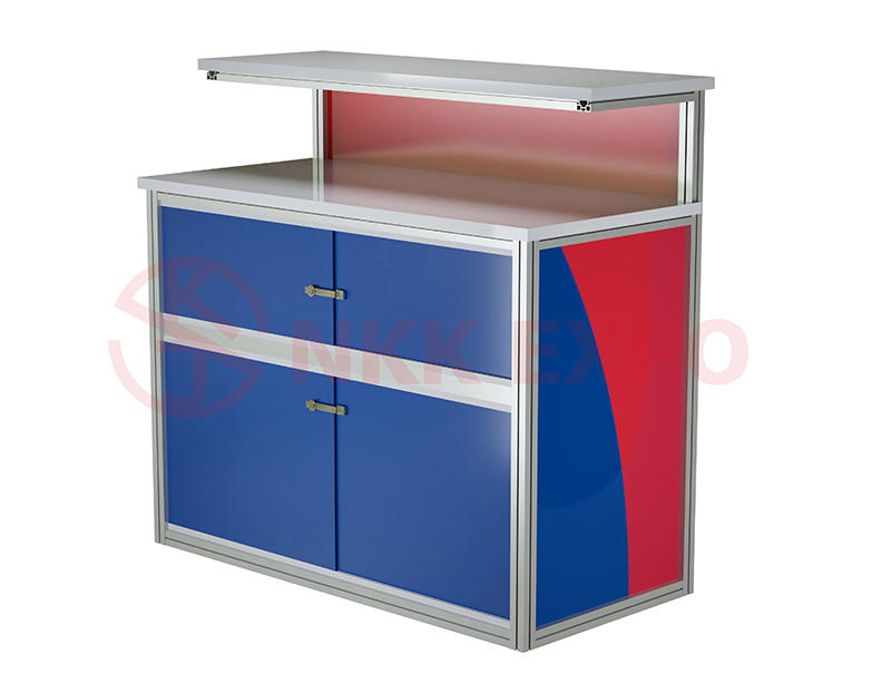 exhibition reception desk for trade fair NKK-2